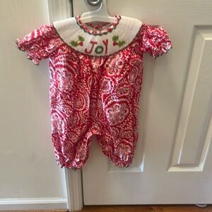 Christmas romper by Castles and Crowns